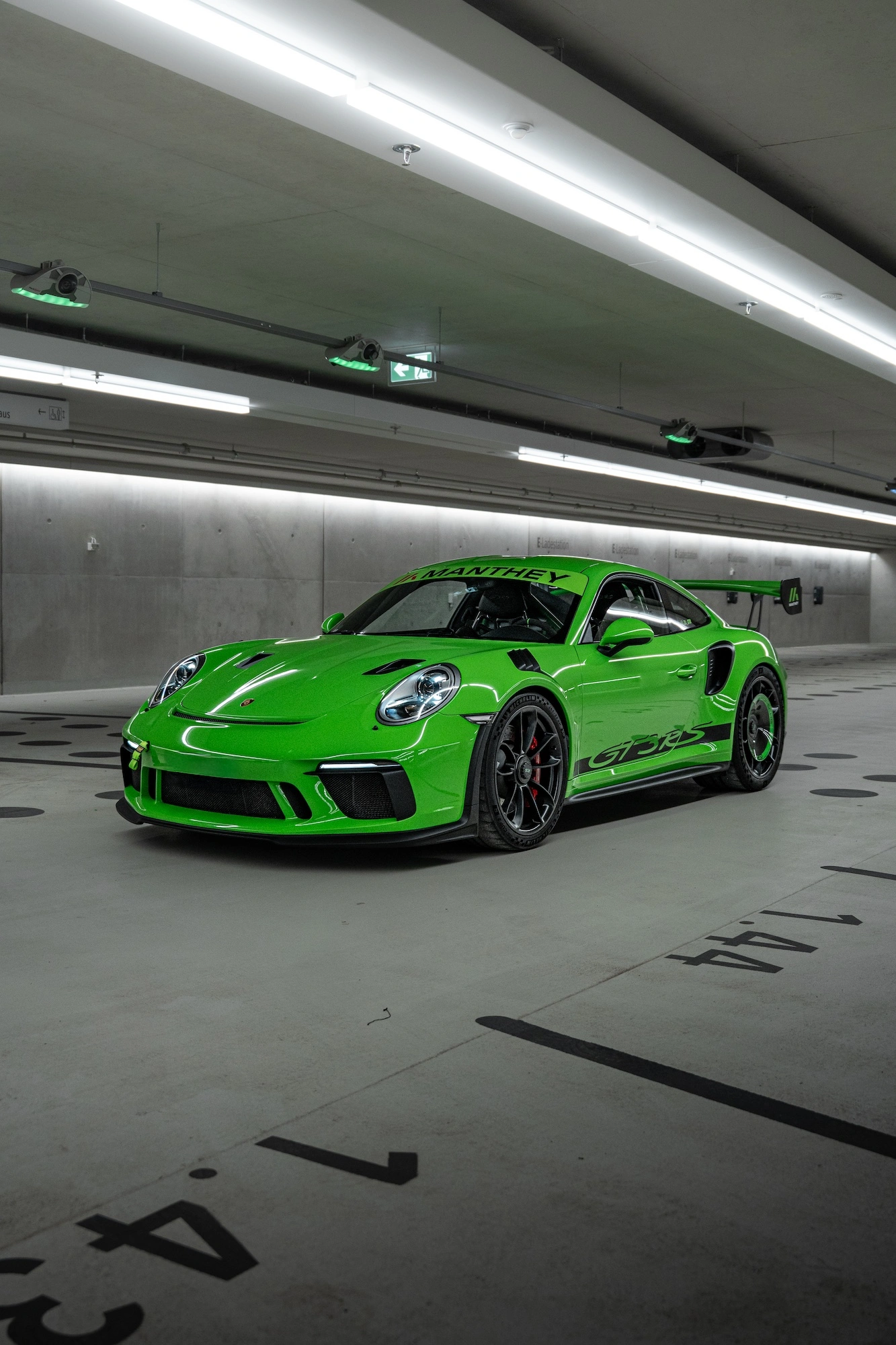 Porsche in Garage