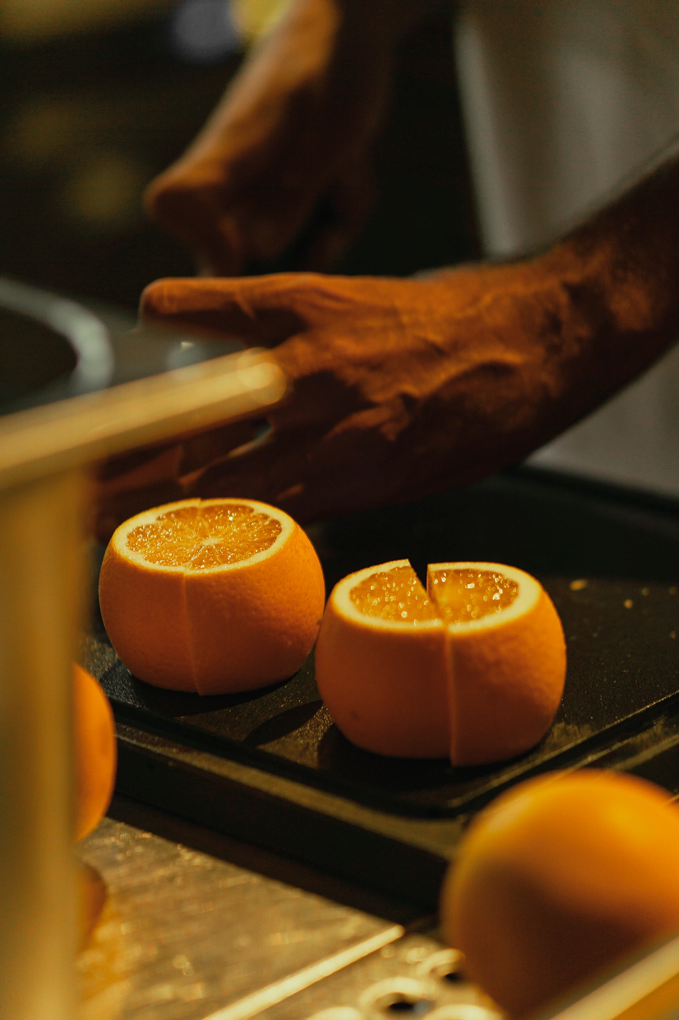 Orange für Drink